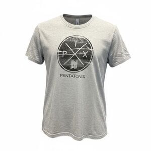 EUC Unisex Gray Graphic Pentatonix Short Sleeve T-Shirt - Size XL